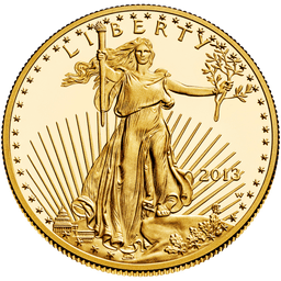 Gold American Eagle
