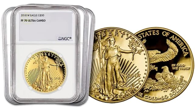 Gold American Eagle Proof 70
