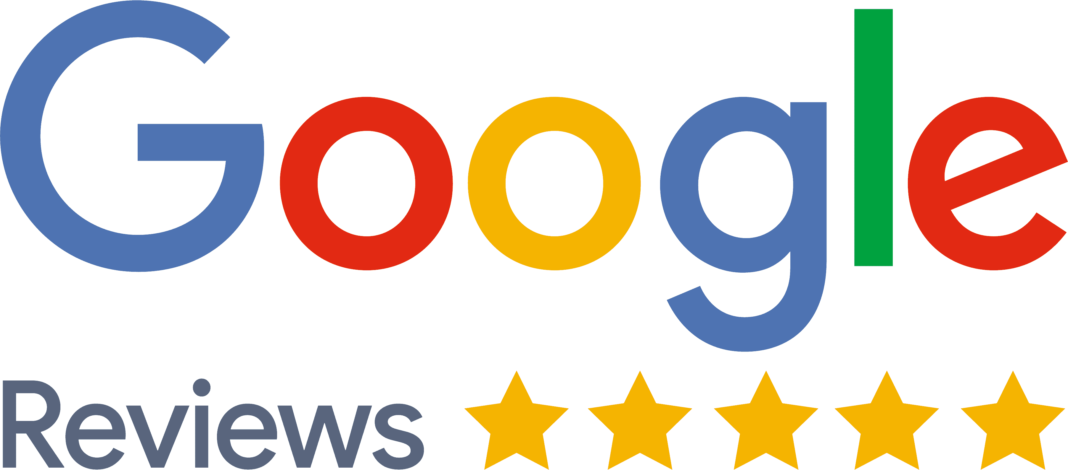 Google Reviews, 5 stars