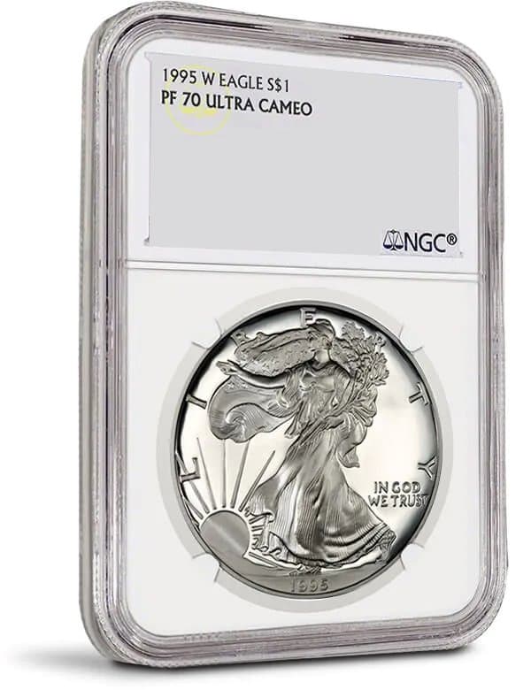 1995 Silver American Eagle Proof 70