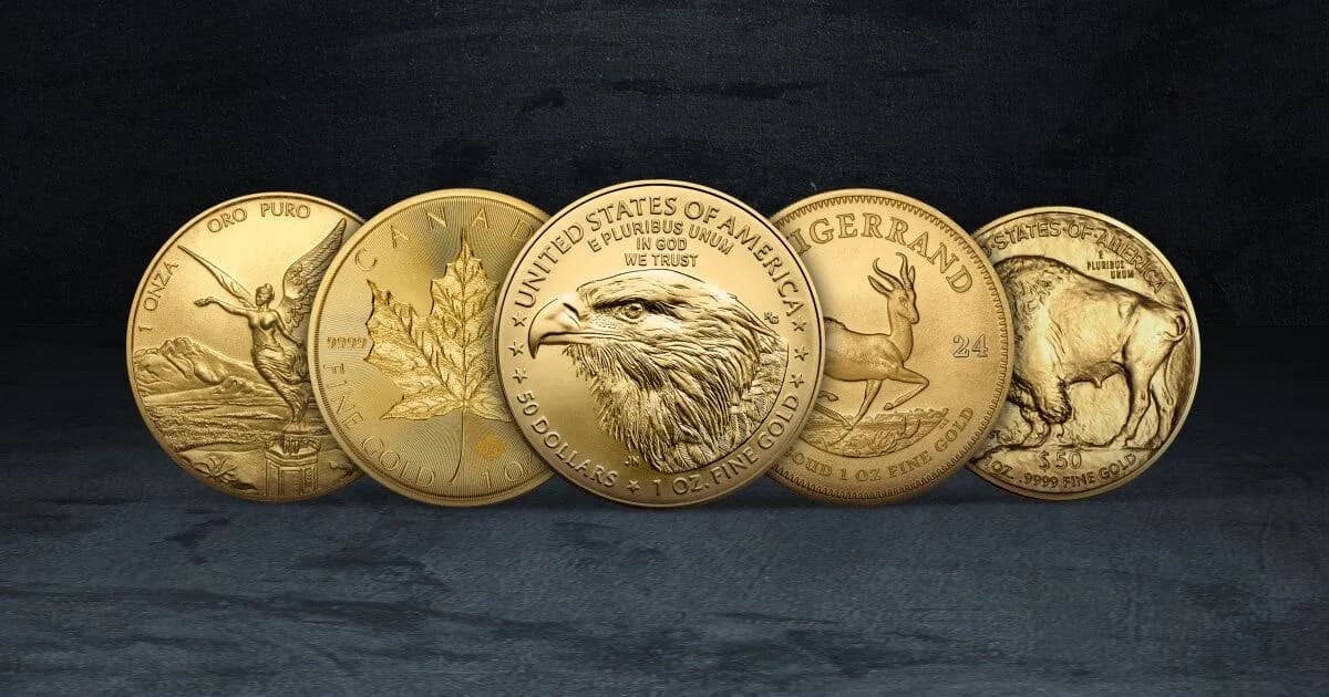An example of gold coins available from Citadel Gold