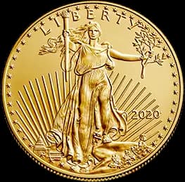 Gold American Eagle