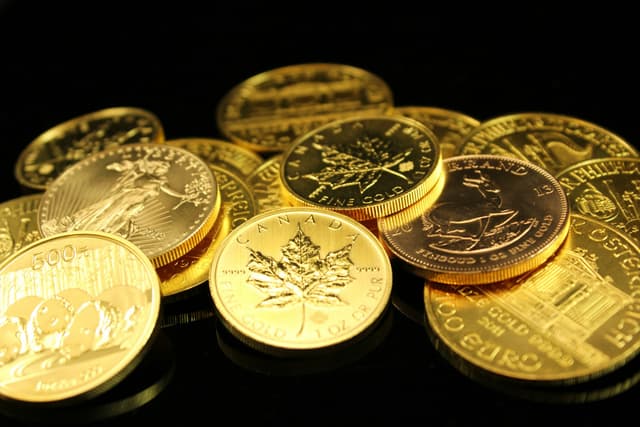 Gold bullion coins