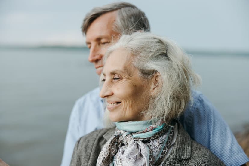 Happy elderly couple enjoying peace of mind, one of the key benefits of owning gold